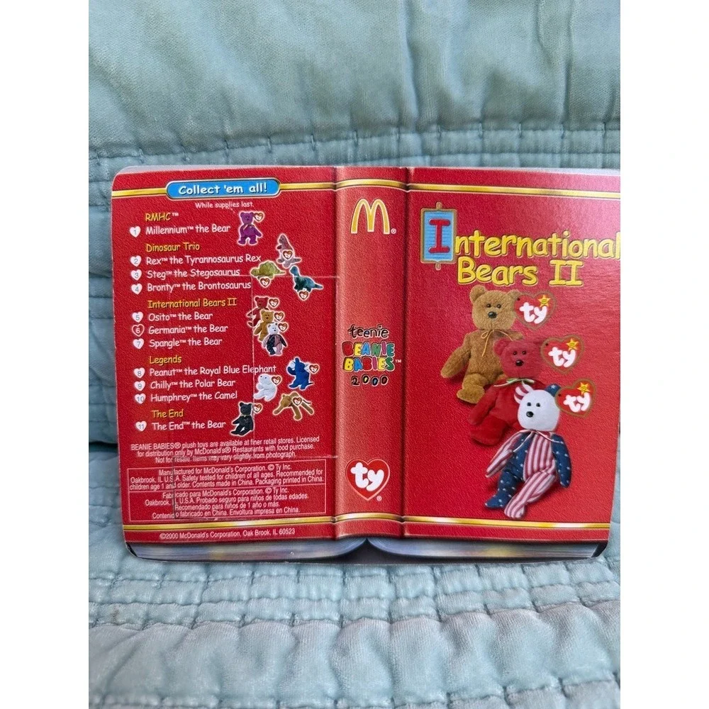 Ty Teenie Beanie Babies McDonald's Germania Britannia Bears NIB Vintage 1999 Lot